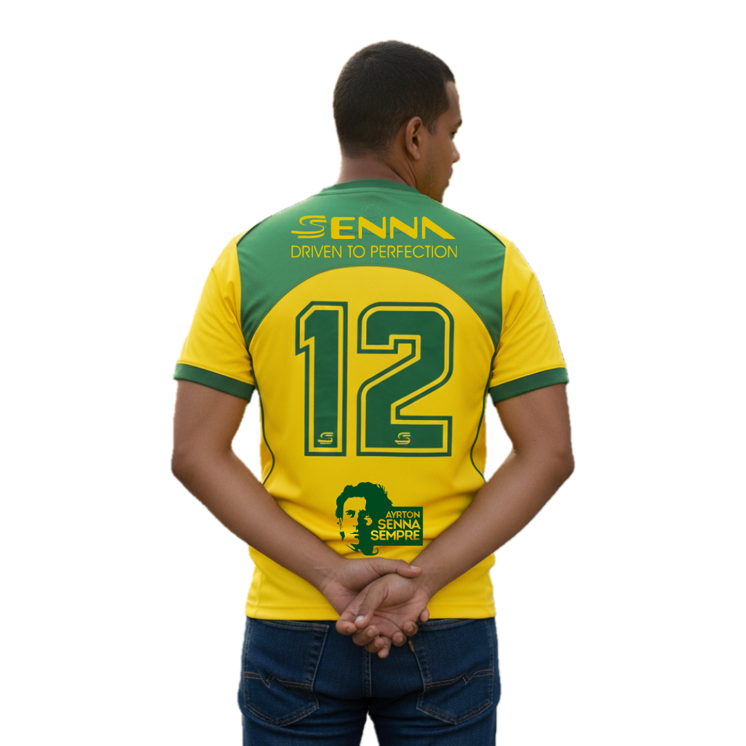 CAMISA AYRTON SENNA ESPECIAL BRASIL RETRO