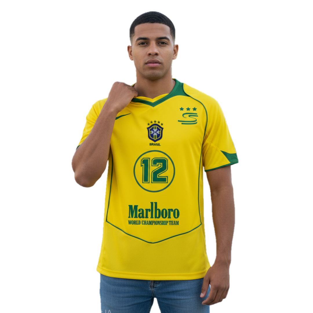 CAMISA AYRTON SENNA ESPECIAL BRASIL RETRO