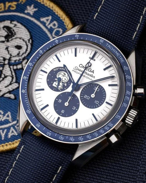 Ômega Speedmaster Silver Snoopy Anniversary Series ( Super clone )