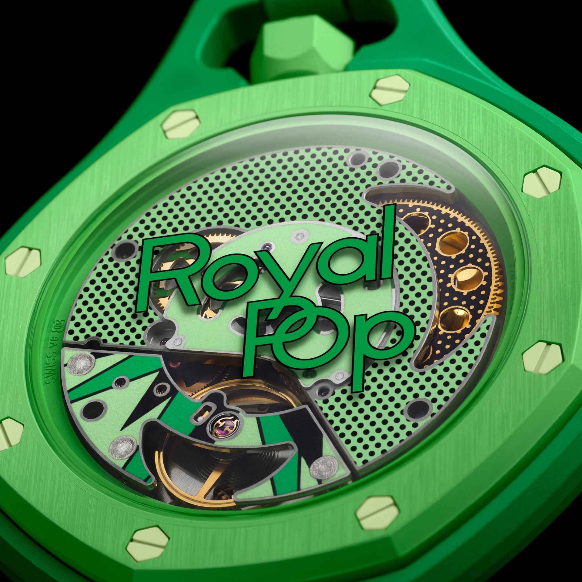 SWATCH Royal Pop GREEN EIGHT
