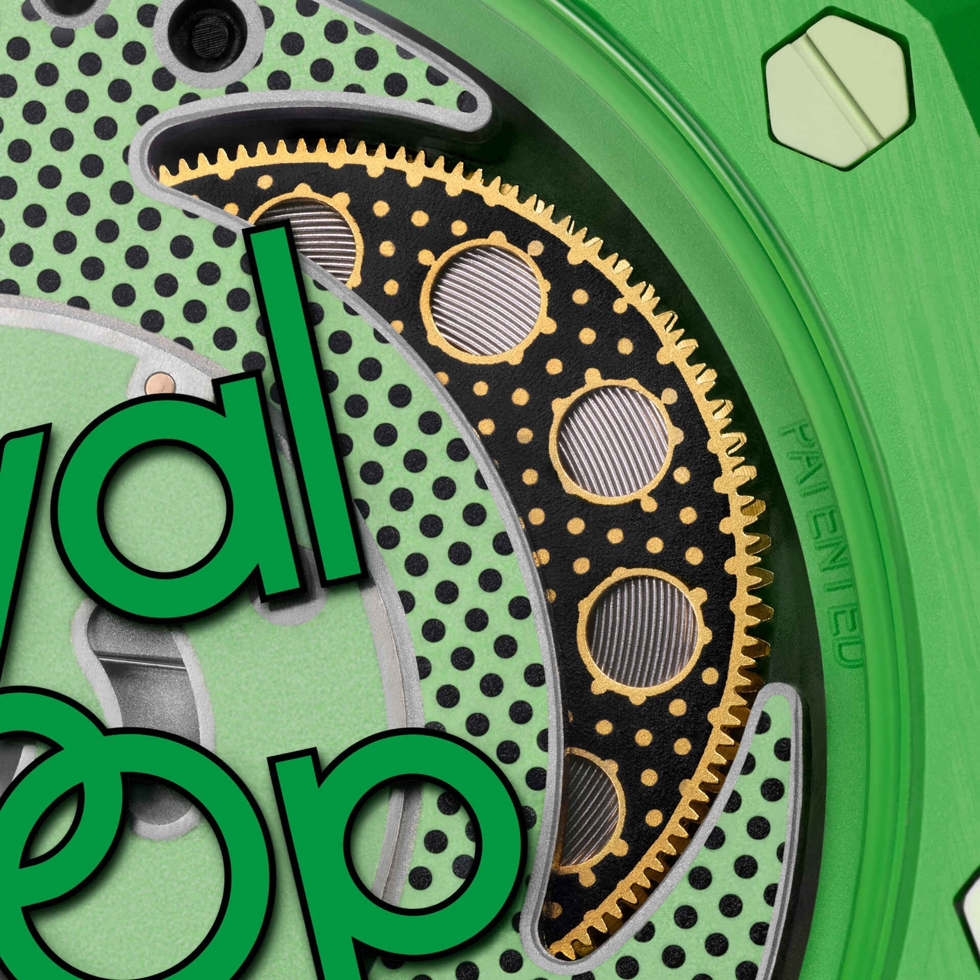 SWATCH Royal Pop GREEN EIGHT