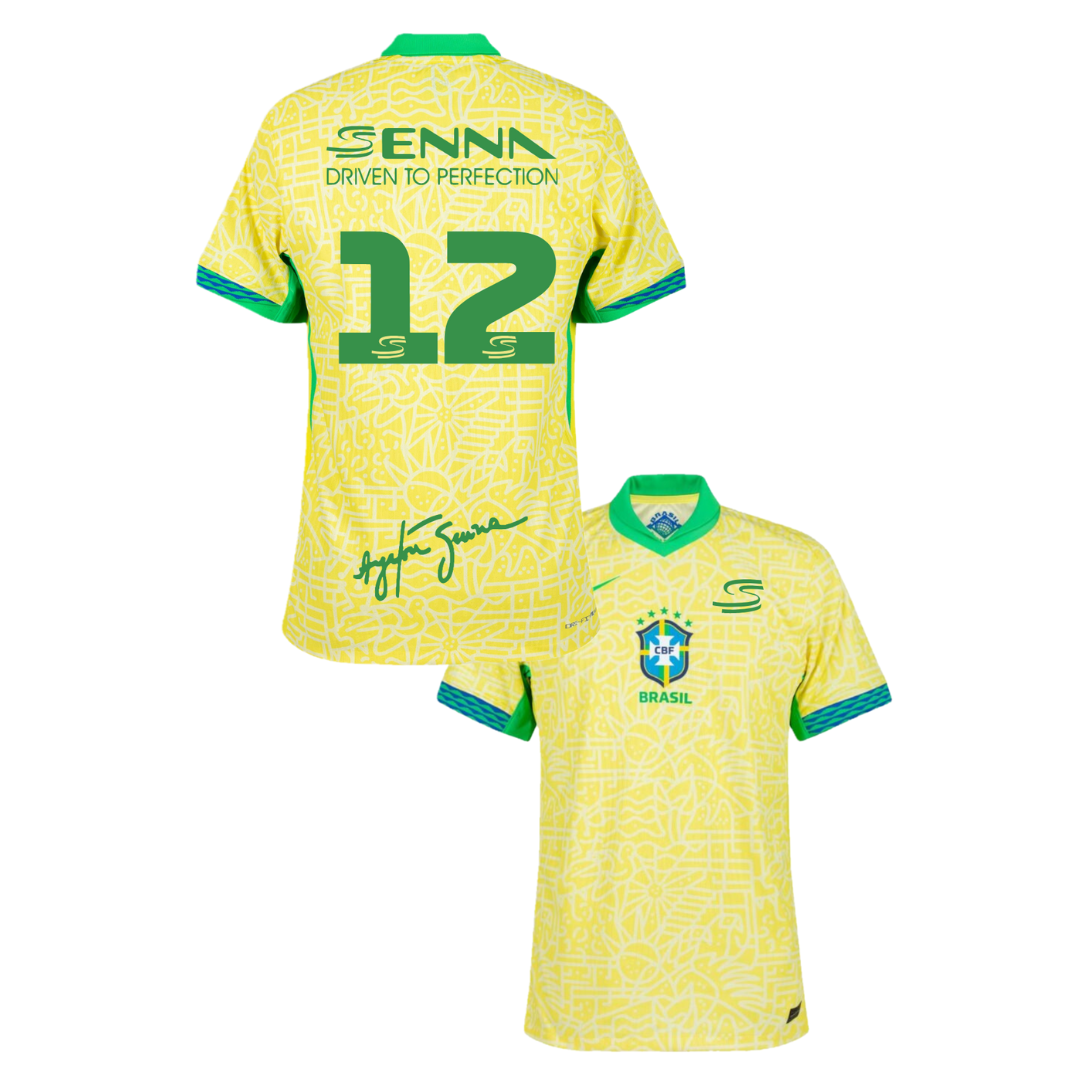 CAMISA AYRTON SENNA ESPECIAL BRASIL