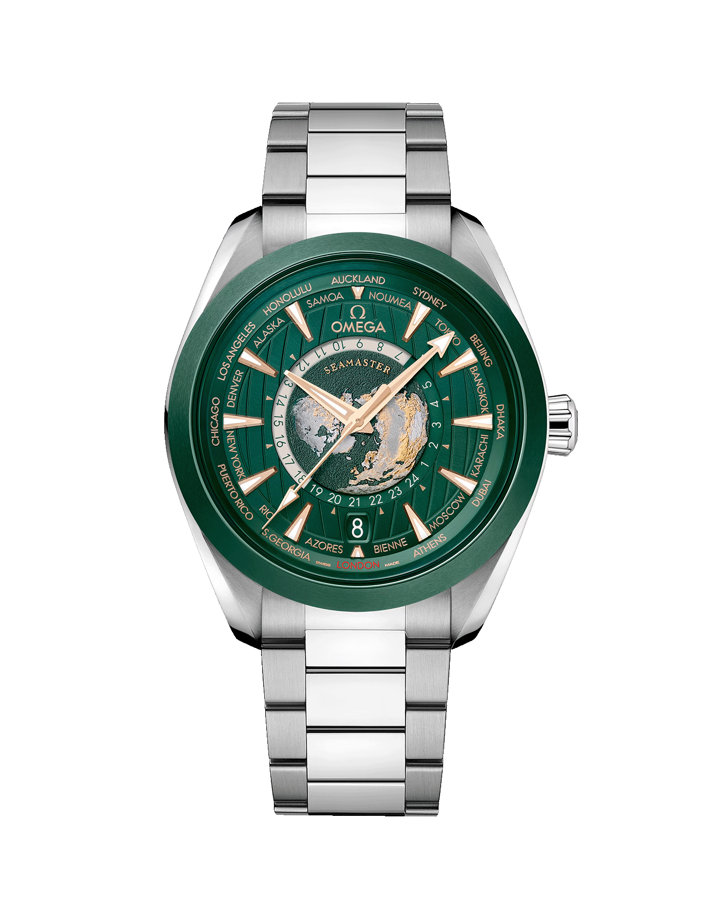 Seamaster Aqua Terra Worldtimer 150M Cidade do Cabo