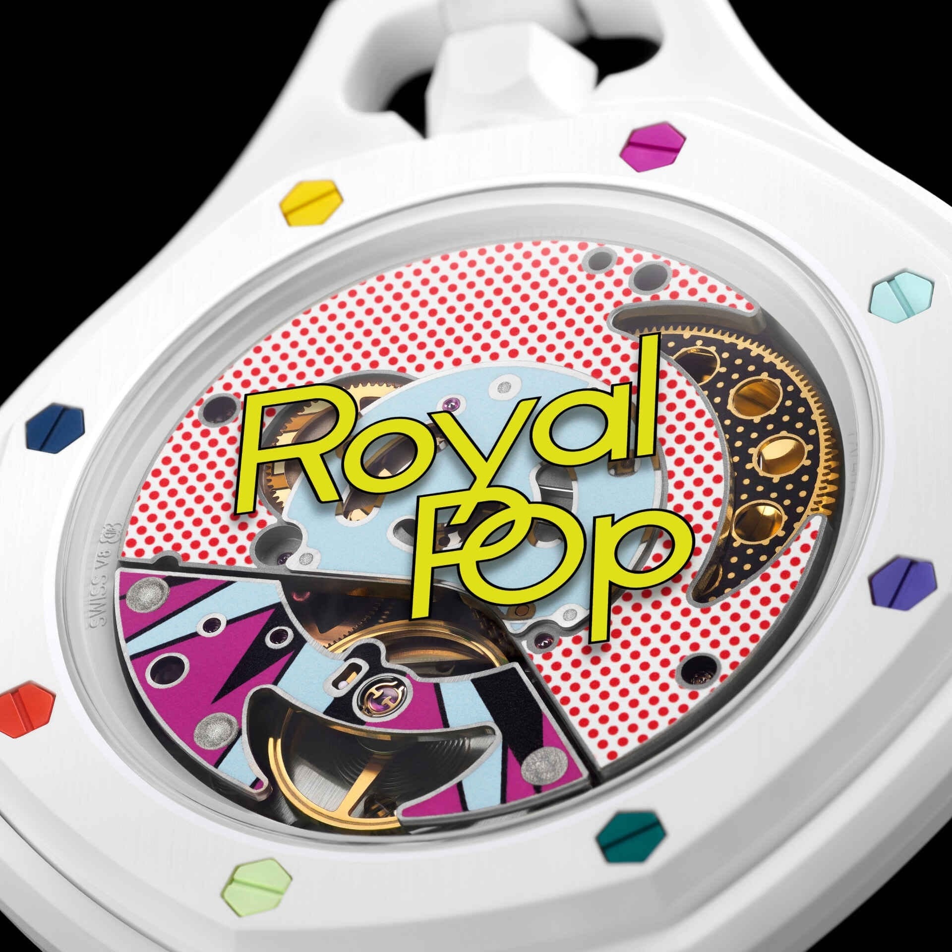 SWATCH Royal Pop HUIT BLANC