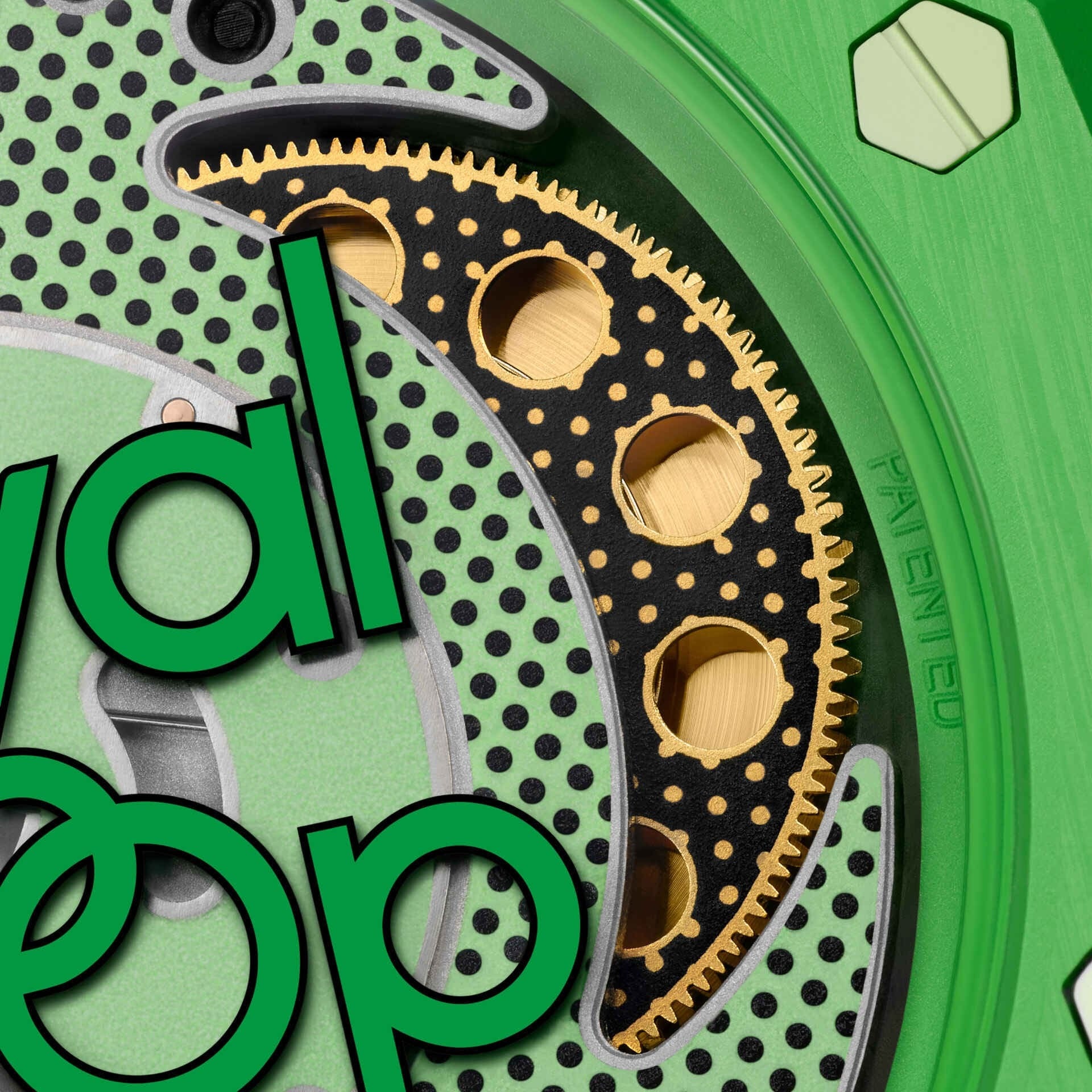 SWATCH Royal Pop GREEN EIGHT